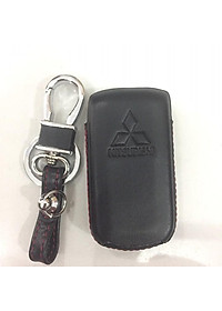 Bao da chìa khóa, bọc chìa khóa, móc khóa ô tô dùng riêng cho xe Mitsubishi Xpander, Mirrage, Attrage, Outlander