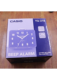 Đồng Hồ Để Bàn Casio TQ-218-2DF Báo Thức - Cỡ To - Kích Thước Vỏ  ( 9 ×10.7 × 6 cm )