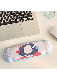 Miếng Kê Tay Bàn Phím, Đệm Lót Chuột Mouse Pad Thỏ Kẹo Ngọt_ Hàng Chính Hãng