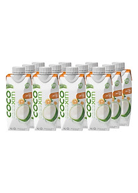 Thùng 12 Hộp Nước Dừa Cocoxim Tắc (330ml x12 Hộp)