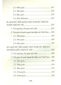 Lịch Sử Tôn Giáo Thế Giới Và Việt Nam (Tái bản) - PGS.TS. Nguyễn Phú Lợi