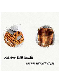 Lót Ghế Ô Tô Hạt Gỗ Thông Bền Đẹp, Miếng Lót Ghế Ô Tô Hạt Gỗ Thông Cao Cấp 