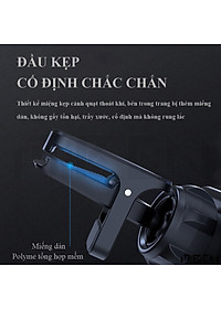Giá Đỡ Điện Thoại Ô Tô Xe Hơi Gắn Trên Cánh Quạt Điều Hòa - Khóa Thông Minh - Xoay 360 Độ - Tiện Lợi - Hàng Chính Hãng 