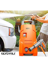 Máy Xịt Rửa Xe Cao Áp Rửa Xe Bọt Tuyết YILI 220V 1400W 90Bar Nhỏ Gọn Mạnh Mẽ Máy Rửa Xe Gia Đình