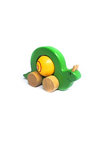Đồ chơi gỗ Winwintoys 65252 | Ốc sên vui vẻ | Phát triển khả năng nhận biết màu sắc | Đạt chứng nhận CE và CR