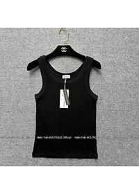 Áo sát nách, áo 3 lỗ nữ Hiền Trần BOUTIQUE form ôm không đệm ngực, chất cotton tăm lụa mềm mại, co giãn tốt- AH02