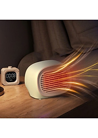Máy Sưởi Gốm Mini Cho Nhân Viên Văn Phòng Làm Ấm Nơi làm việc phòng ngủ nhà tắm phòng học - Máy Êm Ấm Áp - Quạt Sưởi Ấm Mini Công Suất Max 400W Du Lịch Phượt Dã Ngoại Máy sưởi ấm cho phòng ngủ, quạt sưởi gốm nóng nhanh an toàn cho trẻ em - Hàng Nhập Khẩu