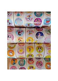 Sticker Tiếng Anh Cuộn 500 Nhãn