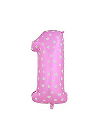 Bong bóng hình chữ số tráng nhôm kích cỡ 32 inch trang trí tiệc sinh nhật