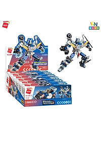 Đồ chơi xếp hình, lắp ráp Qman 41104 – Cảnh sát biến hình (453 mảnh ghép)