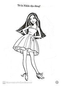 Sách Barbie Xinh Đẹp 2 (Tô Màu Có Hình Dán)