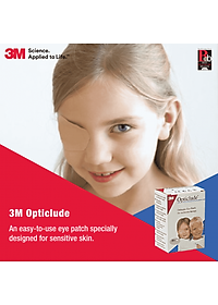 Combo 3 hộp miếng dán mắt chữa nhược thị 3M 1539 cỡ lớn - Cho trẻ trên 4 tuổi | Sản xuất tại Ba Lan