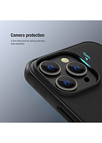Ốp lưng sần chống sốc cho iPhone 14 Pro / 14 Pro Max mặt lưng nhám hiệu Nillkin Super Frosted Shield Pro cho khả năng chống sốc cực tốt, chất liệu cao cấp, mặt lưng nhám sang trọng - Hàng nhập khẩu