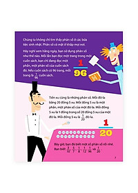 Sách Toán học vui nhộn - Phân số không còn rắc rối