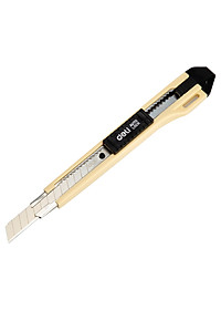 Dao rọc giấy, chất liệu lưỡi bằng hợp kim SK5 DELI - Combo 2 chiếc - WD10150