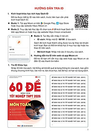 Sách - 60 Đề Minh Họa Tốt Nghiệp THPT 2026 - Môn Toán