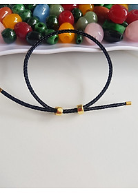 Dây thun ĐEN dẻo phối vòng tay hạt lu thống  Size dây ĐEN 2mm  Nữ đã có hạt lu thống thì đây chính là sợi dây thun phối với hạt lu thống đeo xinh ạ