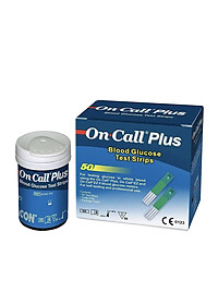Hộp 50 Que Thử Đường Huyết On Call Plus Dùng Cho Máy On Call Plus & On Call EZ II