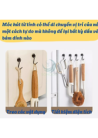 [Bộ 2  Cái]- Nam Châm Móc Treo Lực Hút Siêu Mạnh, Móc Treo Nam Châm Treo Đồ Lực Hút Siêu Mạnh T009