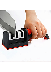 Dụng cụ mài dao kéo KGZ08 đa năng cực sắc bén dễ sử dụng, tốc độ nhanh tiện lợi (màu ngẫu nhiên) 3rãnh- Hàng chính hãng