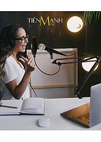 Chân Micro Kẹp Bàn Arm Dr.MIC NB39 (Cỡ Đại) - Giá đỡ đế Mic Stand NB-39 Microphone Thu Âm LiveStream Hàng Chính Hãng - Kèm Móng Gẩy DreamMaker