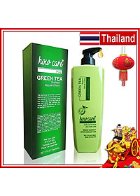Dầu gội Kích Thích Mọc Tóc – Sạch Gàu Hết Ngứa – Phục Hồi Tóc Hư Tổn Nặng – Giữ Màu Tóc Nhuộm – Trà Xanh Howcare Thái Lan 500ml