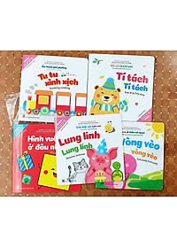 Ehon song ngữ Anh - Việt (Bộ 5 cuốn) -  Bộ sách nuôi dưỡng tâm hồn bé 0 - 6 tuổi - Kèm file nghe