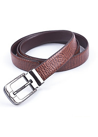 Thắt Lưng Nữ Da Thật Vân Cá Sấu Huy Hoàng HT5122 - Nâu