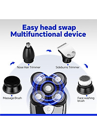 Máy cạo râu điện đa chức năng York Seiko 9 Lưỡi, Dùng Cho Người Đầu Hói - Hàng GIA DỤNG VIP