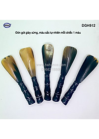 Đón giày bằng sừng tay cầm đốt trúc VIP (Dài 20cm) DGH912 - Chuyên dụng cho giày cao cấp - Cho giày Nam & Nữ - Product of HAHANCO