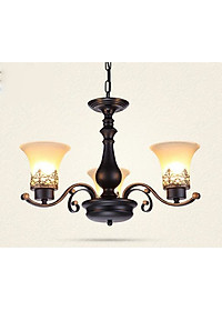 Đèn chùm MELO cổ điển Bắc Âu (Loại 3 bóng)