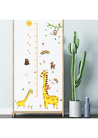 Decal dán tường Mẫu Đo chiều cao có sẵn keo chỉ cần bóc dán