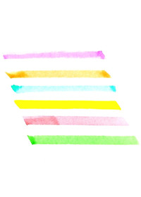 Vỉ 6 Bút Dạ Quang Pastel Mini - Stacom VHL001