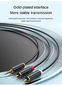 SOAIY Cáp Chuyển Âm Thanh Quang SPDIF, Đồng Trục Coxial Ra AV, AUX 3.5mm, Digital To Analog JH-Z239E Dài 1.5m - Hàng Nhập Khẩu