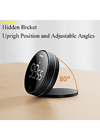 Đồng Hồ Hẹn Giờ Đếm Ngược Để Bàn Treo Tường Có Âm Thanh Heyo Rotation Countdown Timer Pro - Hàng Chính Hãng Baseus