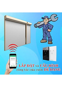 Công Tắc Cửa Cuốn Thông Minh Hunonic Door Trắng│Công tắc điều khiển cửa cuốn từ xa bằng điện thoại -2022