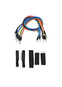 Bộ 5 Dây Kéo Kháng Lực,Đàn Hồi Ngũ Sắc Cỡ Lớn Móc To Chính Hãng Đại Nam Sport + Kèm Túi Rút Đựng Cao Cấp