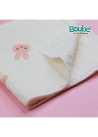 Khăn sữa cho bé sơ sinh và trẻ nhỏ Boube, quà tặng kèm tri ân khách hàng - Cotton tự nhiên, hút ẩm tốt, an toàn cho bé