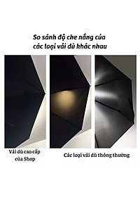 Dù Mini Gấp Gọn  UPF50+ 2 Lớp Chống UV Tia Cực Tím ( Ô Che Mưa Nắng Bỏ Túi Văn Phòng Kích Thước Siêu Nhỏ 18cm ) - Hàng Chính Hãng MINIIN