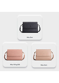 Túi Yuumy ( Thời trang nữ nắp gập dạng hộp size 21 - Túi đeo chéo da Seasand YN155 )