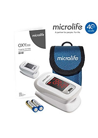 Máy Đo Nồng Độ Oxy Trong Máu Và Nhịp Tim Microlife OXY200 | Máy Chuyên Dụng Tại Các Bệnh Viện , Phòng Khám , Gia Đình