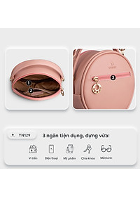 Túi Yuumy ( Thời trang nữ đi dạo phố size 17 - Túi đeo chéo da Seasand YN129 )