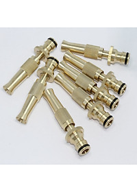 Vòi nước vòi phun nước rửa xe tưới cây tăng áp thông minh đầu đồng 206587 kèm cút và đai