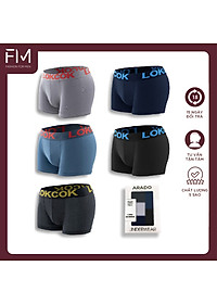 Combo 5 quần sịp boxer chất cotton mềm mịn, thoải mái, nhiều màu - FORMEN SHOP - FMCB5QS007