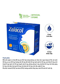 Combo 2 hộp viên ngậm Ho thảo mộc Zalocol Hỗ trợ giảm đờm, đau rát họng, khản tiếng do viêm họng, viêm phế quản (Hộp 20 viên) - Genat