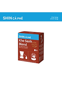 Cà phê Khe Sanh Blend - SHIN Cà Phê - Phin giấy - Hộp 5 gói