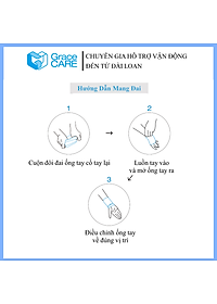 Đai Hỗ Trợ Cổ Tay Grace Care WD320 – Vải Dệt 3D Thoáng Khí, Co Giãn, Hỗ Trợ Vận Động, Thể Thao Nhẹ