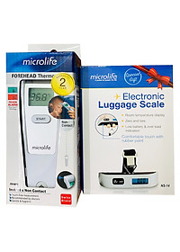 Nhiệt kế hồng ngoại đo trán Microlife FR1MF1 (Tặng kèm cân xách tay mini NS14)