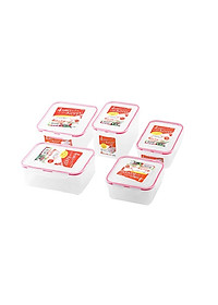 Hộp nhựa đựng thực phẩm chữ nhật 700ml - Hàng nội địa Nhật Bản