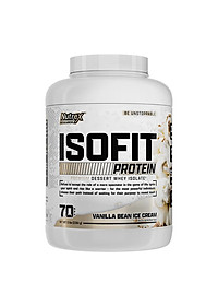 Nơi bán Nutrex ISOFIT, Sữa Tăng Cơ, Hỗ Trợ Đốt Mỡ, Bổ Sung 25G Whey Protein Isolate Tinh Khiết - Không Chứa Lactose, 12.2G EAA, 5.9G BCAA, Hộp 2.3KG, 70 Lần Dùng